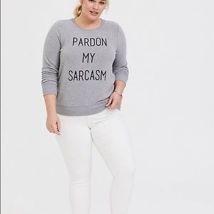 torrid size 3 Pardon My Sarcasm Sweatshirt